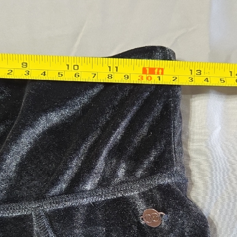 CALIA by Carrie Underwood Sz Small Black Velvet Pants - Picture 4 of 6